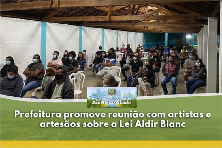 Lei Aldir Blanc - Reunião com Artistas