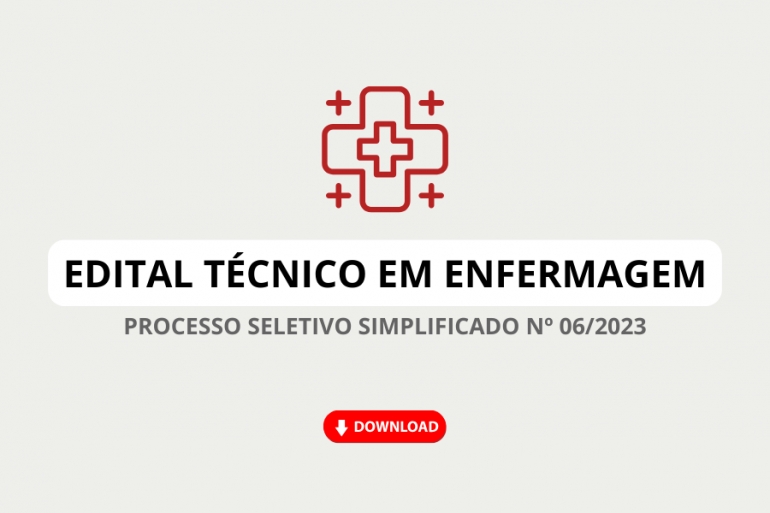 Edital Técnico em Enfermagem