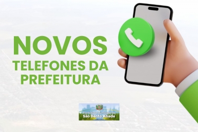 Novos Telefones da Prefeitura